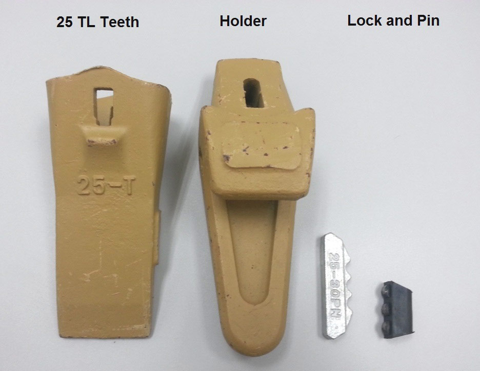 25T teeth and Holder and Pin Lock
